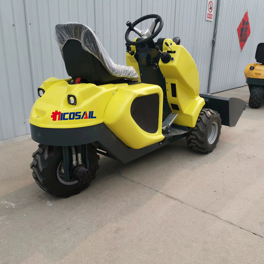 Nicosail 3-Rad Mini Slip Lenklader mit Dieselmotor in Gelb inklusive Zubehör - Bild 3