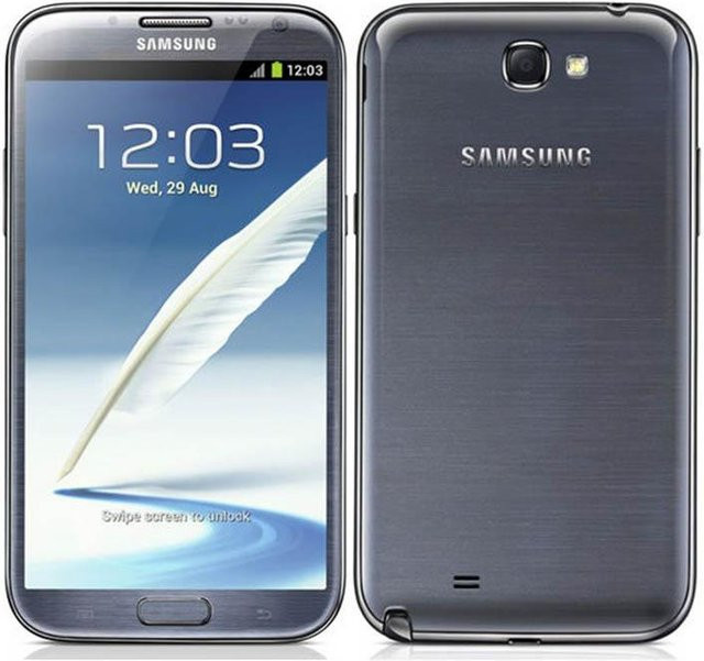 Samsung Galaxy Note II N7100 Refurbished Mobiltelefon Schwarz 16GB ROM 2GB RAM 4G LTE - Bild 1
