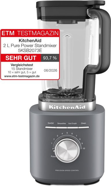 KitchenAid Pure Power Standmixer 5KSB2073EDG Dunkelgrau - Bild 2