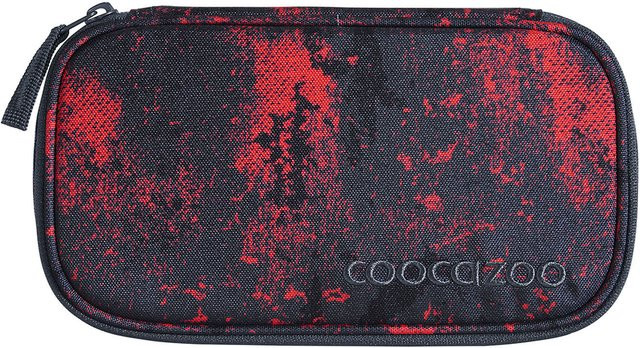 Coocazoo Schlampermäppchen Broken Black/Red aus Textil mit Reißverschluss - Bild 1