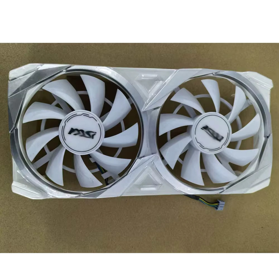 MSI Grafikkartenlüfter Videokartenkühlung HA9015H12SC-Z Weiß 2er-Set für RTX 3070 RTX 3060 Ti LHR 8 GB - Bild 2
