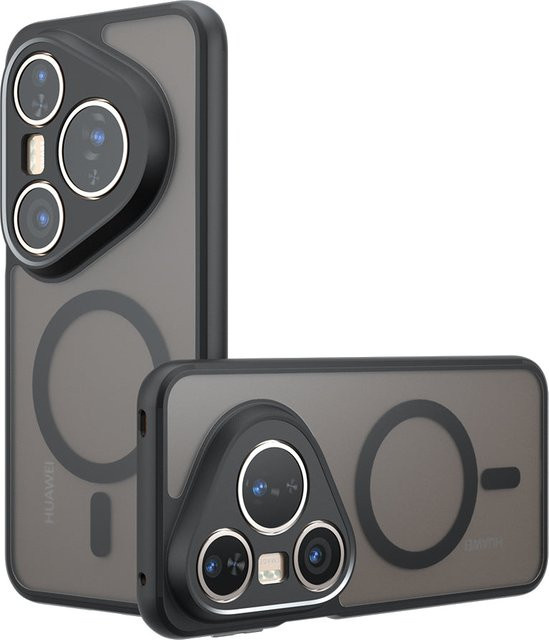 Techsuit PureFrost MagSafe-Hülle für Huawei Pura 80 Pro und Huawei Pura 80 Ultra in Satin Schwarz - Bild 1