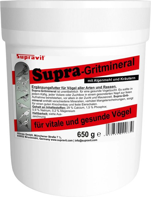 Supravit Supra Gritmineral Mineraliengrit für Vögel - Bild 1