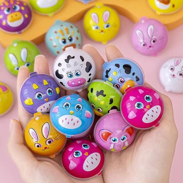 Fashnics 10-teiliges Set Mini Rückzieh-Tierauto Spielzeug Bunt - Bild 1