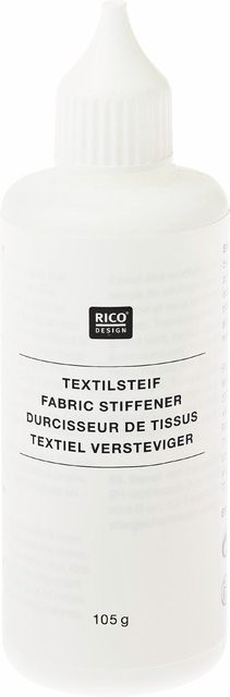Rico Design Textilsteif für Bastelarbeiten, 105 ml, transparent/weiß - Bild 1