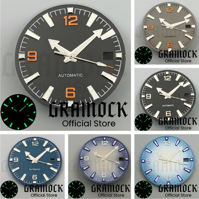 Gramock Zifferblatt, 31 mm, Schwarz, Unisex - Bild 1