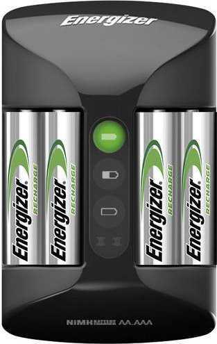 Energizer Pro Charger Akkuladegerät für NiMH Rundzellen AAA und AA inklusive 4 Akkus mit 2400mAh - Bild 1