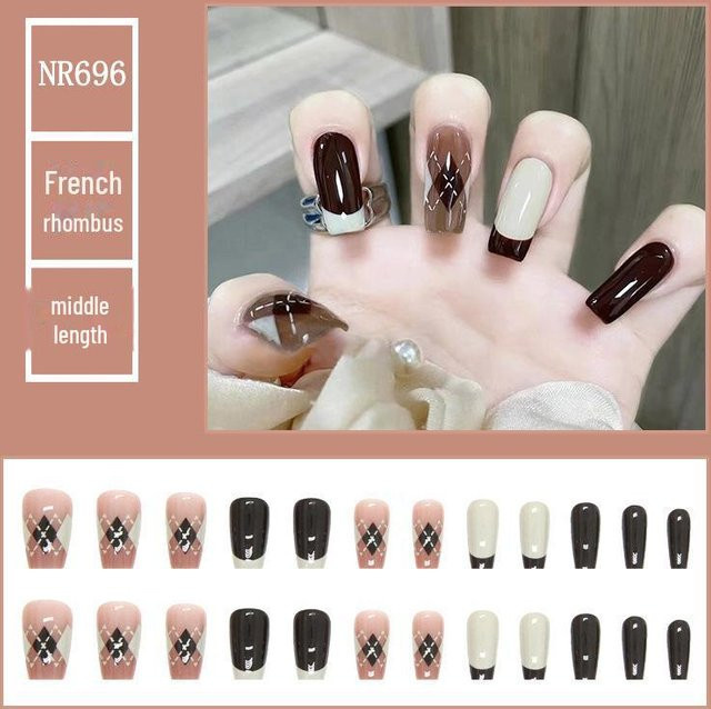 Skin & Shade French-Cartoon-Nagelkunst-Patches, Unisex - Bild 1
