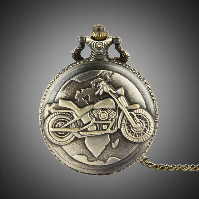RUNERR Taschenuhr, Quarz, Messing, Bronze, Herren - Bild 1