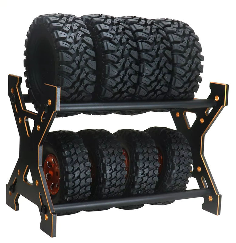 Ajrc Radreifen Halter Aluminium legierung für RC Raupen wagen - Bild 3