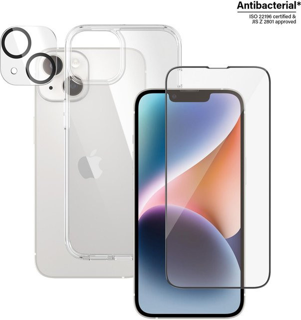 PanzerGlass 3-in-1 Schutz-Set für Apple iPhone 14 in Transparent - Bild 1