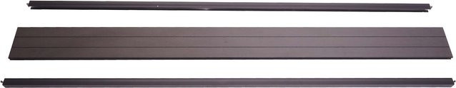 MCW Abschluss-Set für WPC-Sichtschutz Savoie mit Abschlussprofil Windschutz und Alu-Pfosten, anthrazit, Höhe: 180 cm - Bild 1
