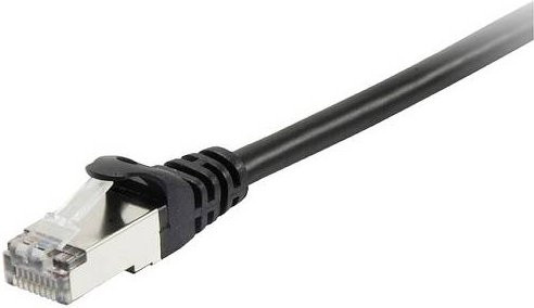 Equip RJ45 Patchkabel CAT 6 S/FTP Ethernet LAN Schwarz 2,00 m mit vergoldeten Steckkontakten - Bild 1