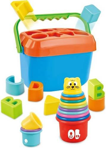 SpielMaus SMB Stapelturm und Steckbox, Mehrfarbig - Bild 1