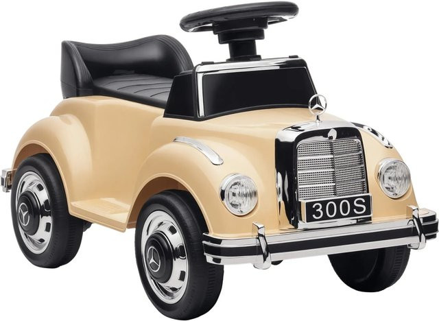 AIYAPLAY Mercedes-Benz 300S Rutschauto mit Kippschutz Beige 18-48 Monate - Bild 1