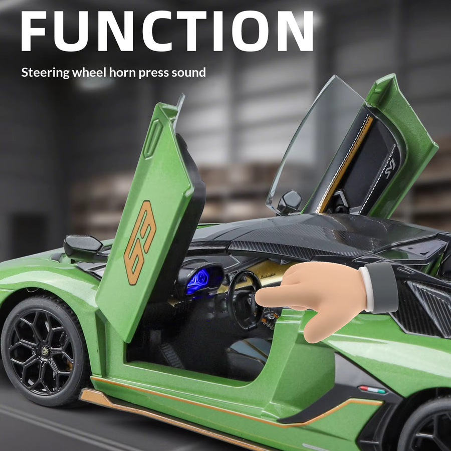 Maisto Lamborghini SVJ63, Automodell, 1:24 Maßstab, Metall - Bild 2