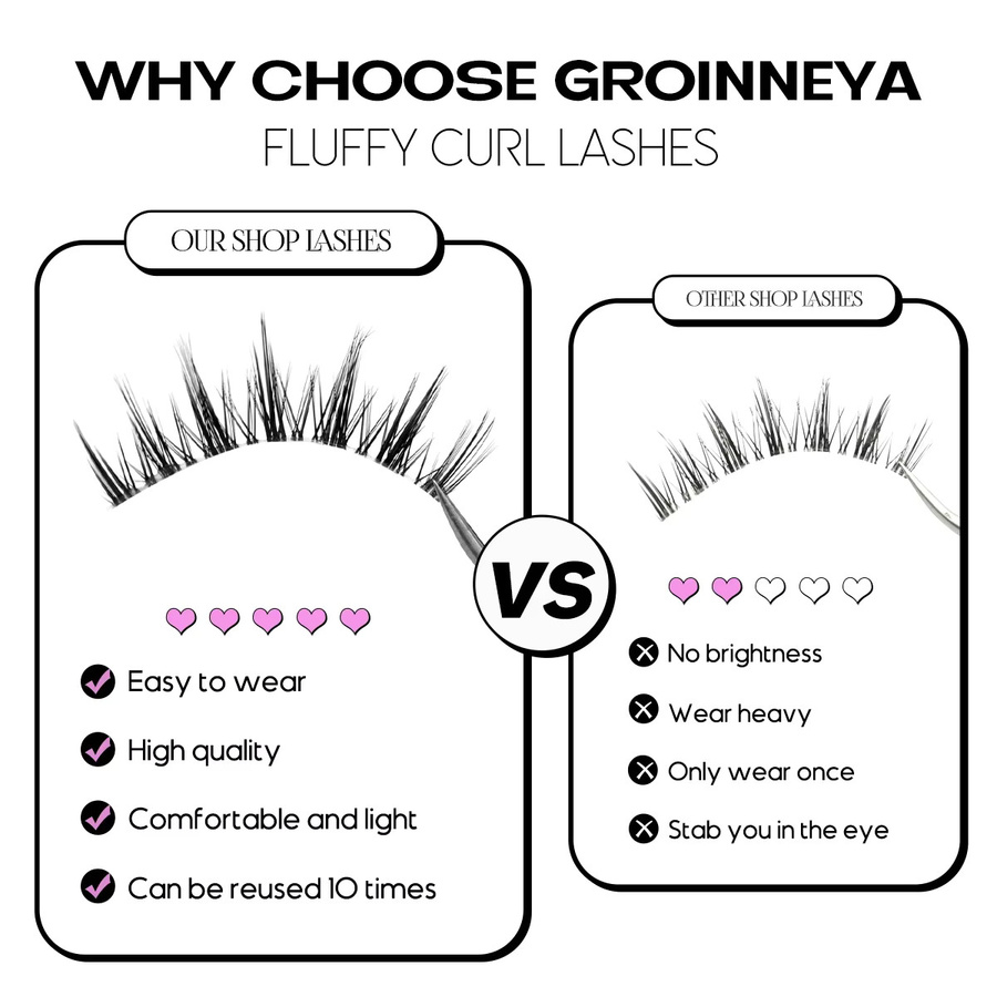 Veltrinay Falsche Wimpern, 3D Faux-Nerzwimpern, Manga-Stil - Bild 4