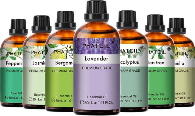 PHATOIL Ätherisches Öl Lavendel Eukalyptus Vanille Süße Orange, 30 ml - Bild 1