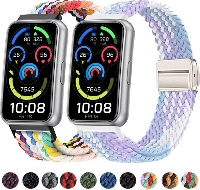 CAOWTAN Uhrenarmband Nylon, Bunt, Unisex - Bild 1