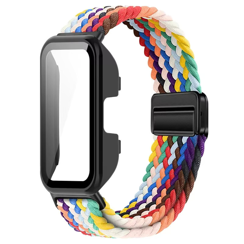 Huawei Armband, Nylon, Textil, Multicolor, für Huawei Band 10 9 8 - Bild 2