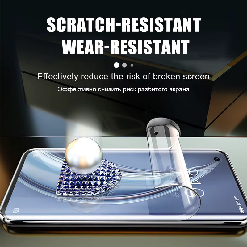 3 Stück HD Hydrogelfolie Displayschutzfolie für Samsung Note 8, Note 9 Ultra, Note 10 Plus und Note 20 in Transparent - Bild 2