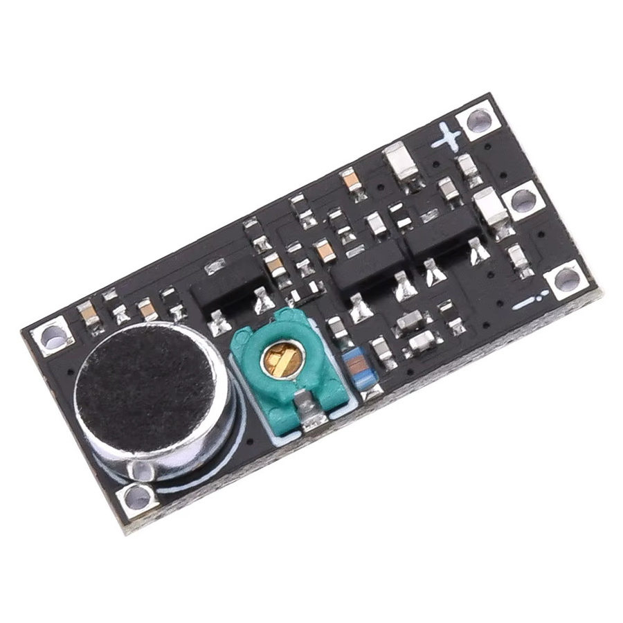 Aideepen Miniatur-FM-Sendermodul DC2V-12V für 85 MHz – 115 MHz Einkanal-Funkmikrofon-Senderplatine mit 9 mA - Bild 3