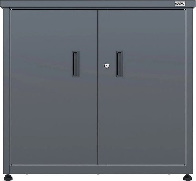 Weka Metall-Terrassenschrank Gary 2 in Anthrazit, B/T/H: 90 x 62,5 x 85,5 cm - Bild 1