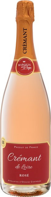 Marquis de Plagne Crémant de Loire Rosé, brut, Schaumwein, 0,75 l - Bild 1