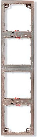 Siedle Montagerahmen MR 611-4/1-0 für 4 Module in Messing - Bild 1