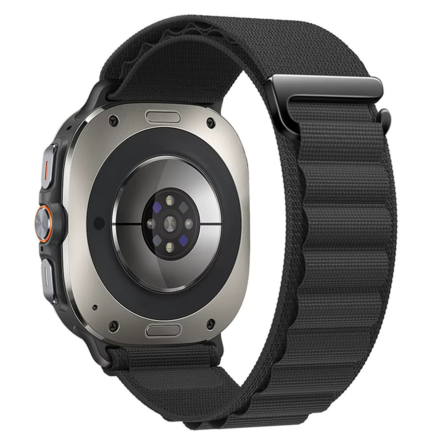Samsung Uhrenarmband Nylon, Schwarz, Galaxy Watch Ultra 47 mm - Bild 4