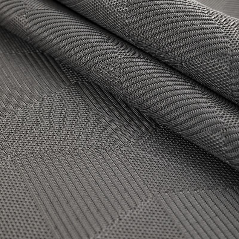 Rutschfester Sofakissenbezug aus Seiden-Eis-Material in Grau, B/B: 70 x 70 cm - Bild 2