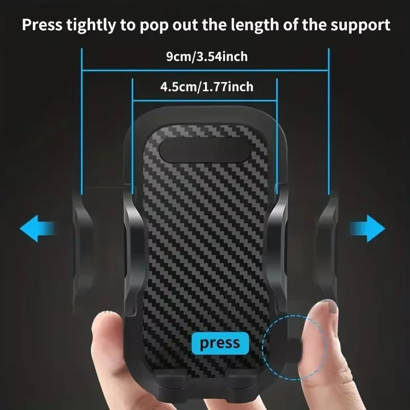 Sucker Autotelefonhalterung mit Saugnapf in Schwarz für iPhone, Xiaomi, Huawei und Samsung - Bild 3