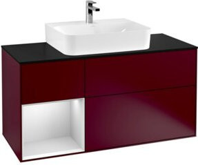 V&B Waschtischunterschrank Finion in Weiß lackiert, Breite: 120 cm, Tiefe: 50,1 cm, Höhe: 50,1 cm - Bild 1