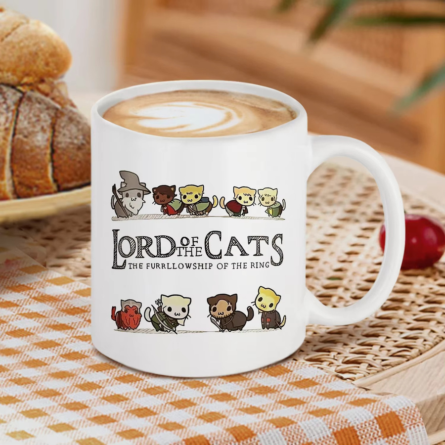 Weiße Keramiktasse To Catch Fish mit Anime Motiv für Kaffee und Tee - Bild 4