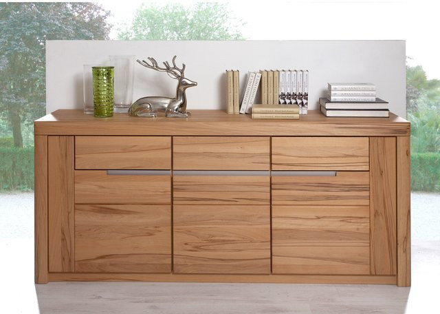 Solido Sideboard aus massiver Kernbuche, geölt, Braun - Bild 1