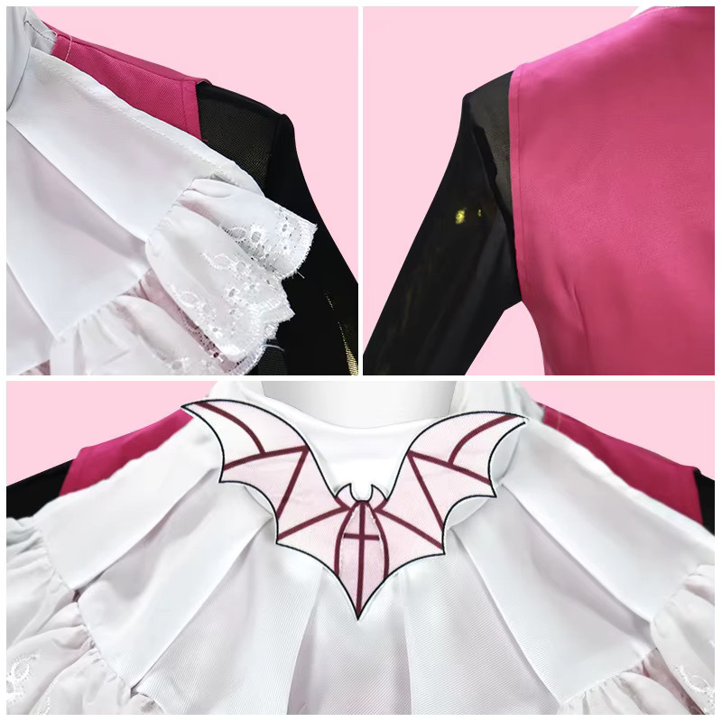 HHYRCOS Monster High Draculaura Cosplay Kostüm, Fantasy, Unisex - Bild 3