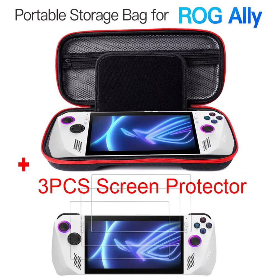 Asus ROG Ally Stoßfeste EVA Tragetasche in Schwarz zum Schutz deiner Handheld Spielkonsole - Bild 2