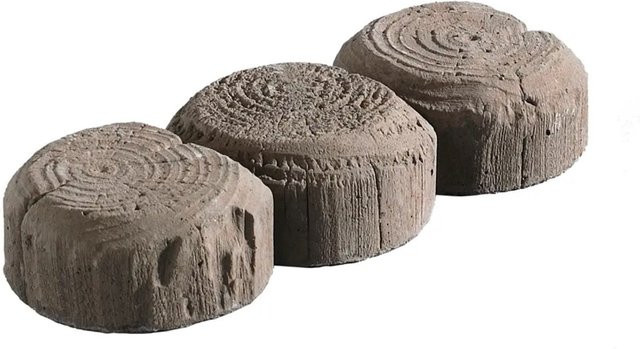 Kann Mähkante in Holzoptik Antik B: 25,7 cm, H: 10 cm, T: 4 cm - Bild 1