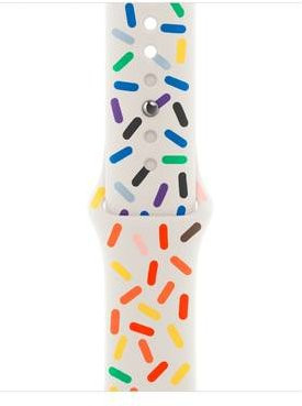 Apple Sportarmband Pride Edition, Fluorelastomer, multicolour, 41 mm - Bild 1