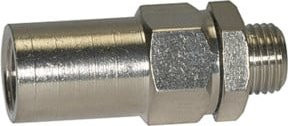 Riegler Inline-Filter aus Messing in Silber, 36 µm, G 1/8 IG/AG, SW 17 - Bild 1