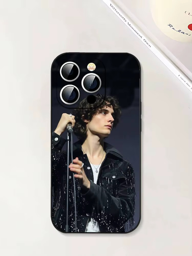 Singer S-Sombr Slim Stoßfeste Handyhülle für iPhone in Schwarz - Bild 7