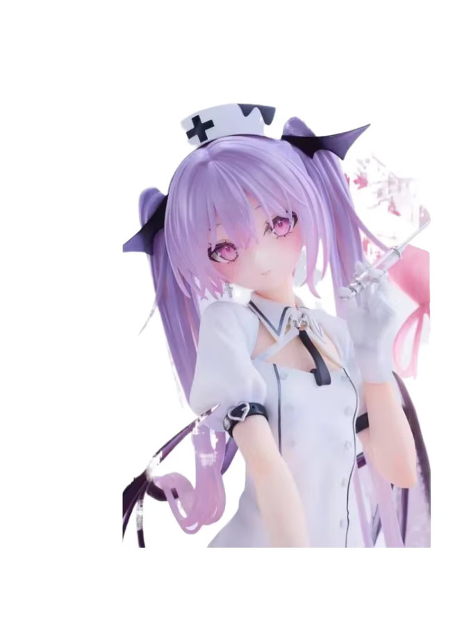 Bandai Kleiner Teufel Krankenschwester Eve GK Figur, Mädchen, 16cm, Kunststoff - Bild 2