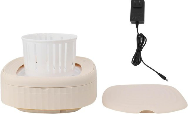 Aimo Mini Waschmaschine Faltbar Tragbar Toploader mit 6L Kapazität in Gelb und Weiß - Bild 1
