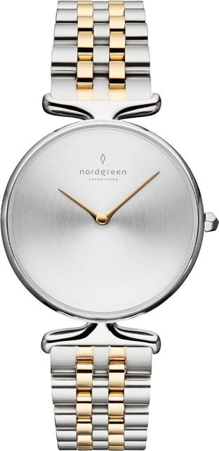 Nordgreen Damenuhr, Quarz, Edelstahl, Silber, 32 mm, 3 ATM - Bild 1