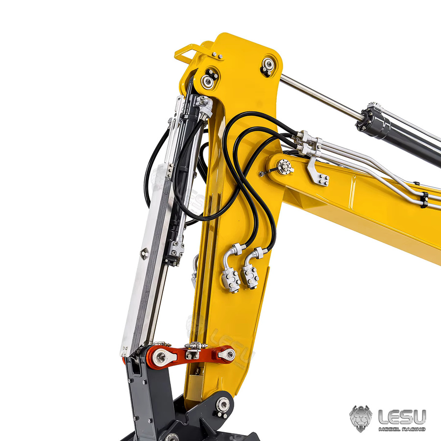 LESU LR956 hydraulischer zweiteiliger Auslegerbagger, Modell BA-B0039, 1:14, Motorantriebsversion, Doppelpumpen, 6 Ventile - Bild 2