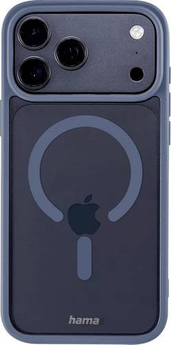 Hama Frame Protect Cover für Apple iPhone 17 Pro Max, Transparent, Blau - Bild 1