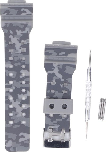 Neoglint Uhrenarmband Kunststoff, Edelstahl, Silber, Herren - Bild 1