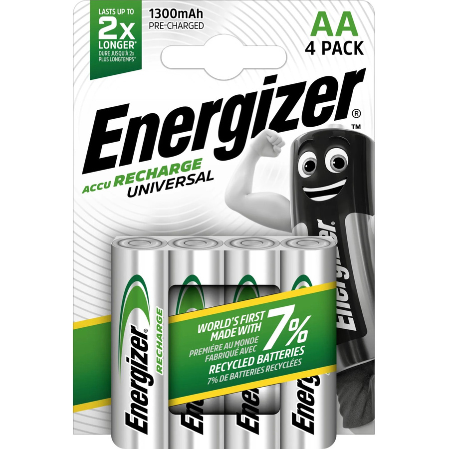 Energizer Akku Universal AA Mignon 1300 mAh, 4 Stück - Bild 2