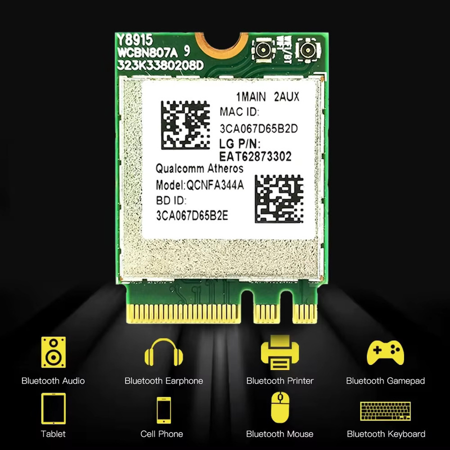 KEBIDUMEI Dual-Band Wireless Netzwerkkarte 9560NGW AC mit Bluetooth 5.0 für PC - Bild 6