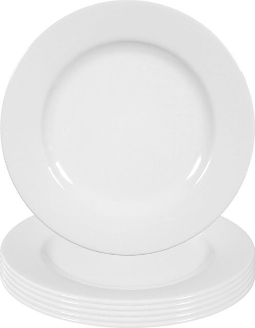 Seltmann Weiden Brotteller Rondo/Liane aus Porzellan, Weiß, 6er Set, Durchmesser: 17,1 cm - Bild 1